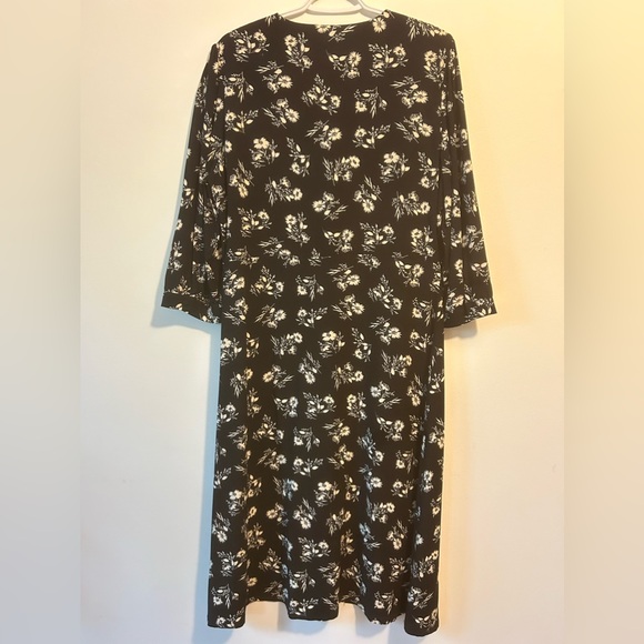 Frank & Oak Floral Long Sleeve Dress - Picture 4 of 7